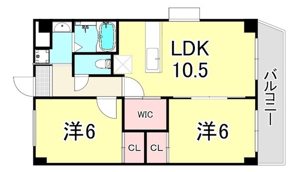 エスポワールの物件間取画像